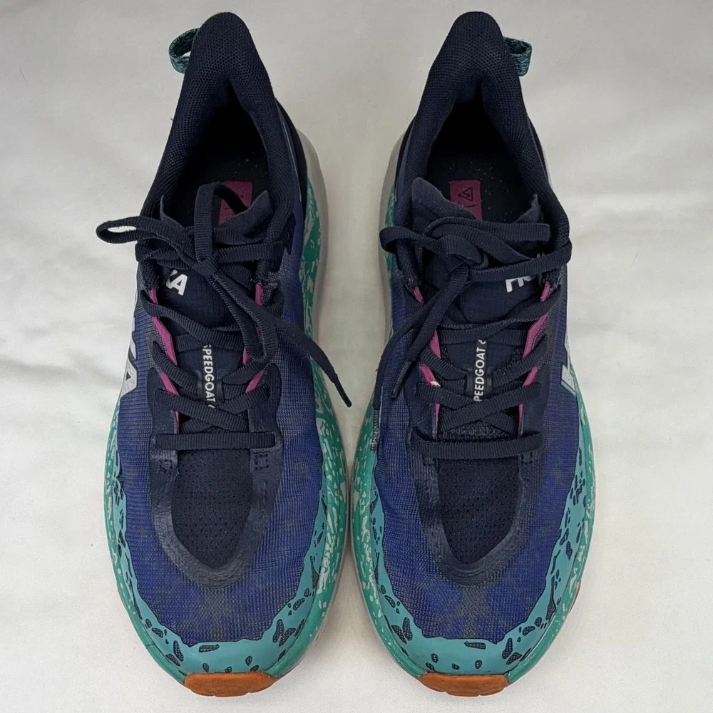 Hoka One One Speedgoat 6 Women's Size 9.5B Running Shoes Blue‎ Purple